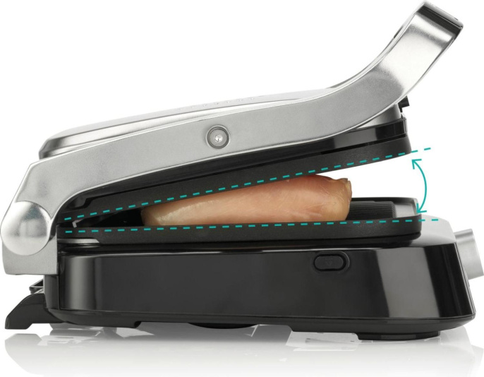 Электрогриль Gorenje GCG2100S,  черный и серебристый