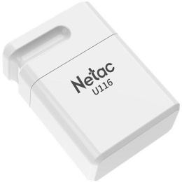 Флешка USB NETAC U116 64ГБ, USB3.0, белый [nt03u116n-064g-30wh]