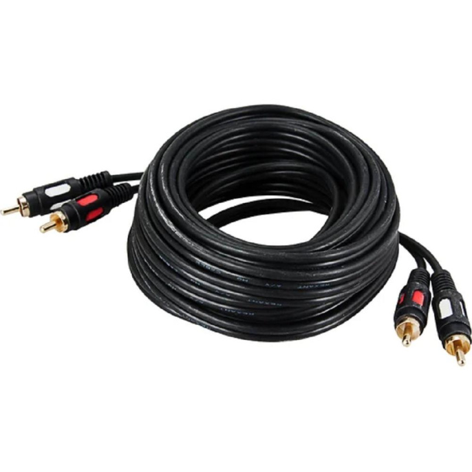 Rexant 17-0148 Шнур 2RCA Plug - 2RCA Plug 10М GOLD