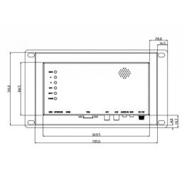 Встраиваемый монитор 7" Lilliput TK700-NP/C
