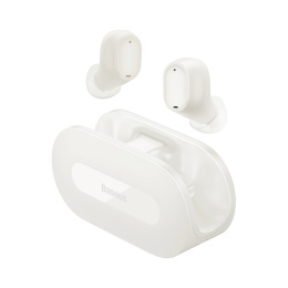 Наушники Baseus A00054300226-Z1 Bowie EZ10 True Wireless Earphones White беспроводные, Bluetooth 5.3, дистанция: 10м, 20Hz-20kHz, время работы наушников: 5ч, время работы с аккумулятором: 25ч, емкость аккумулятора: 40 мАч наушники , 300 мАч чехол для з