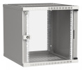 Шкаф коммутационный ITK Linea WE LWE3-09U66-GF настенный,  стеклянная передняя дверь,  9U,  600x450x600 мм