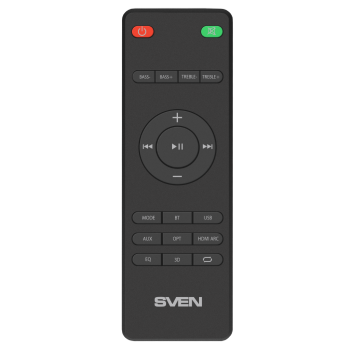 Саундбар SVEN SB-2150A, черный 180 Вт,USB,HDMI,ПДУ,Optical, Bluetooth,дисплей, беспроводной сабвуфер