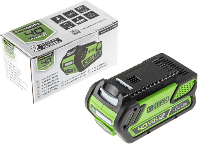 Аккумуляторный снегоуборщик GreenWorks GD40SSK4 40V 2600807UB