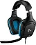 Наушники с микрофоном Logitech G431 черный/синий 2м мониторные оголовье (981-000772)