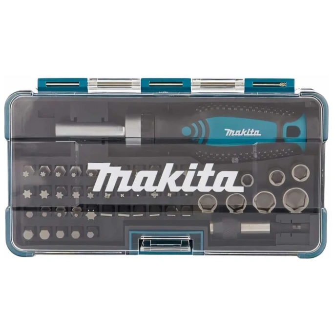 Отвертка с насадками  Makita B-36170, 47 предметов, в жестком кейсе