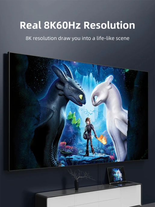 Кабель CABLETIME CC14L (CT-CMHD8K-AG2) 2 м, USB TYPE C - HDMI 8K/60 Гц