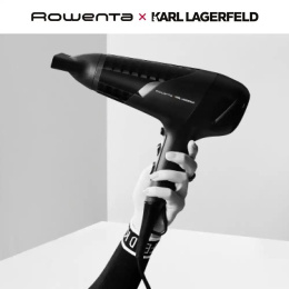 Фен Rowenta x Karl Lagerfeld Studio Dry CV581LF0, 2100Вт, черный