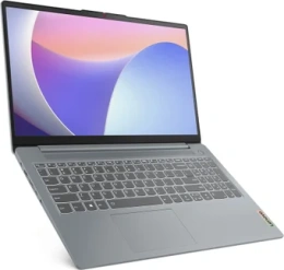 Ноутбук Lenovo IdeaPad Slim 3 15IRU8 82X700D6RK 15.6" 1920 x 1080, IPS, 60 Гц, Intel Core i3 1315U, 8 ГБ LPDDR5, SSD 512 ГБ, видеокарта встроенная, без ОС, цвет крышки серый, аккумулятор 47 Вт·ч, цвет корпуса серый