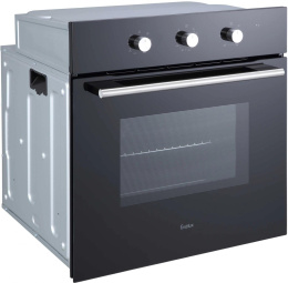 Духовой шкаф электрический EVELUX EO 620 B,  65л,  дверца с 2 стеклами,  черный