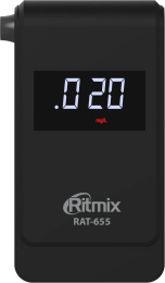 Алкотестер Ritmix RAT-655 электрохимический черный
