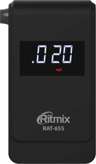 Алкотестер Ritmix RAT-655 электрохимический черный