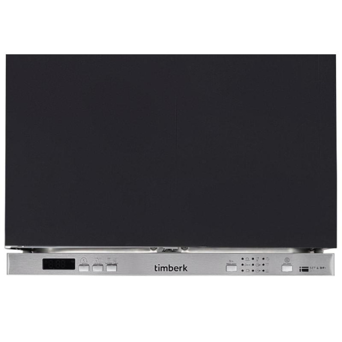 Посудомоечная машина Timberk Set&Dry T-DW45BI103,  узкая, напольная, 59.4см, загрузка 11 комплектов, серебристая
