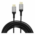 Кабель аудио-видео Digma HDMI 2.1 AOC,  HDMI (m) -  HDMI (m),  ver 2.1,  20м, GOLD,  черный [hdmi-aoc2.1-20]