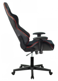 Кресло игровое A4Tech Bloody GC-400 черный/красный с подголов. крестов. пластик черный