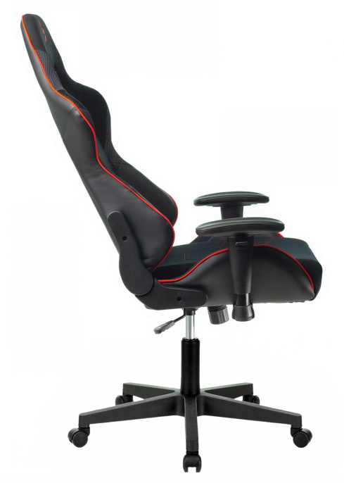 Кресло игровое A4Tech Bloody GC-400 черный/красный с подголов. крестов. пластик черный