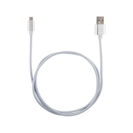 Кабель USB/MicroUSB Energy ET-01 цвет - серебро 006370