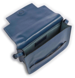 Сумка женская The Bridge Lucrezia 04193001/EJ синий натур.кожа