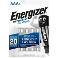 Батарейка AAA Energizer Ultimate FR03 AAA BL4 Lithium 1.5V 4/48 4 шт. E301535700