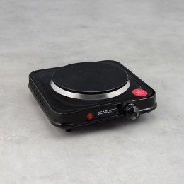 Плита Электрическая Scarlett SC-HP700S31 черный эмаль настольная