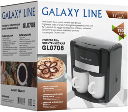 Кофеварка капельная Galaxy Line GL 0708 черный 750Вт черный