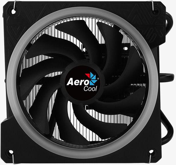 Устройство охлаждения кулер Aerocool Cylon 3H, 4-pin, ARGB, 120мм, черный, retail [cylon 3h argb pwm 4p]