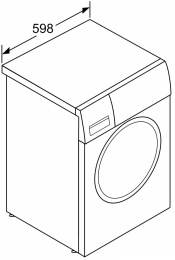 Стиральная машина Bosch Serie 2 WGE03200BY, с фронтальной загрузкой, 8кг, 1200об/мин, инверторная,  с английской панелью управления
