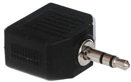 VCOM VAD7847 Переходник разветвитель аудио 3.5 Jack M - 2x3.5 Jack F , стерео