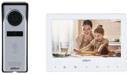 Комплект домофона Dahua DHI-KTA02,  белый