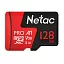 Носитель информации Netac P500 Extreme PRO 128GB MicroSDXC V30/A1/C10 up to 100MB/s, retail pack card only