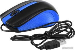 Мышь Acer OMW011 черный/синий оптическая 1200dpi USB 3but ZL.MCEEE.002