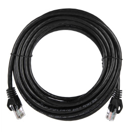Патч-корд |ACD-LPU5C-50B| Cat5e UTP 24AWG 4Pair, 7/0.18мм CU Черный, 5.0м 741814