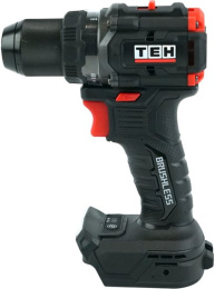 Дрель-шуруповерт TEH TDBL720 (напряжение 20V, обороты: 0-500/2100 об/мин, крутящий момент 70Нм, быстрозажимной патрон 13 мм, в комплекте крюк для ремня, поставляется в коробке, без АКБ и ЗУ)
