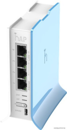 Роутер беспроводной MikroTik hAP lite TC (RB941-2ND-TC) N300 10/100BASE-TX белый