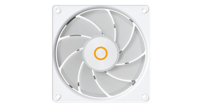 Вентилятор для корпуса Ocypus Gamma F12 Elite WH ARGB REVERSE BLADE, 120x120x25mm, 4-PIN PWM, 600-1800 RPM, 26 DBA MAX, HYDRO BEARING
