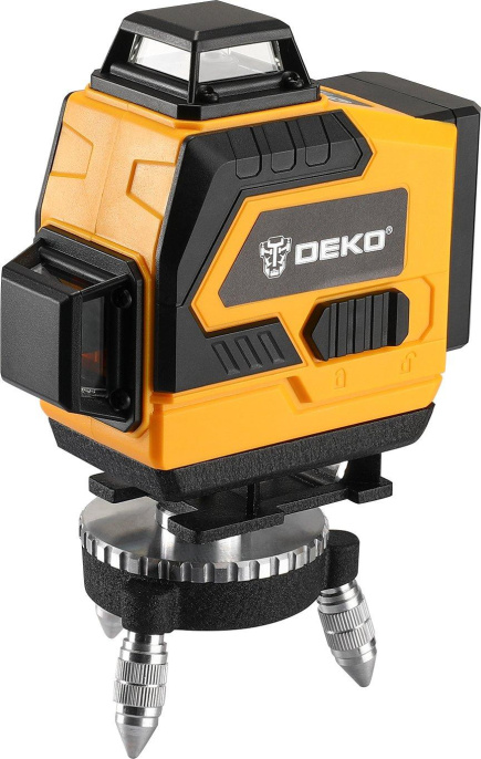 Уровень лазер. Deko DKLL16 & tripod 1 m 2кл.лаз. 520нм цв.луч. зеленый 16луч. 065-0233