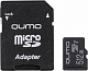 Карта памяти Qumo QM512GMICSDXC10U3 microSDXC 512Gb Class10 UHS-I U3 + microSD-- SD Adapter