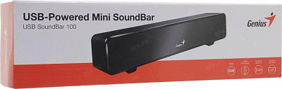 Саундбар Genius USB SoundBar100 (2x3W питание от USB) 31730024400