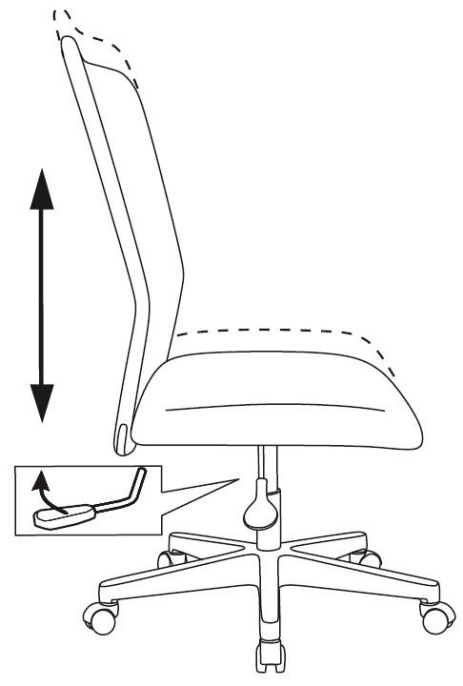 Кресло детское Бюрократ KD-9 голубой TW-31 TW-55 сетка/ткань крестов. пластик пластик белый