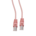 Патч-корд PREMIER PP12-0.5M/RO литой (molded), UTP, кат.5E, 0.5м, 4 пары, 26AWG,  алюминий омедненный,  многожильный,  розовый