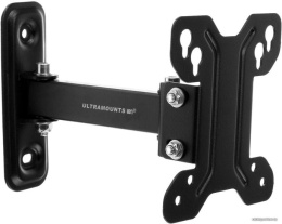 Кронштейн для телевизора Ultramounts UM892 черный 13"-27" макс.30кг настенный поворотно-выдвижной и наклонный