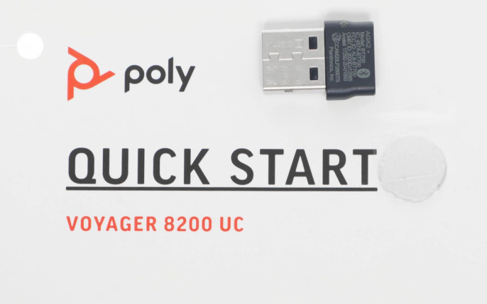 Гарнитура POLY B8200, для компьютера, мониторные, Bluetooth, черный [208769-01]