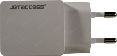 JETACCESS UC-Z25 White Зарядное устройство USB (Вх. AC100-240V  Вых.  DC5V 10W  2xUSB)