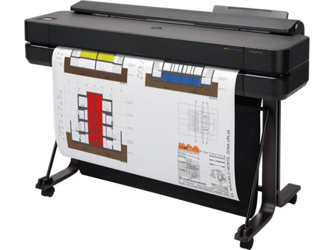 Широкоформатный принтер HP DesignJet T650 36",4color,2400x1200dpi,1Gb, 25spp A1 ,USB/GigEth/Wi-Fi,stand,media bin,rollfeed,sheetfeed,tray50 A3/A4 , autocutter,GL/2,RTL, repl. 5ZY62A/5HB10A 5HB10D#B19