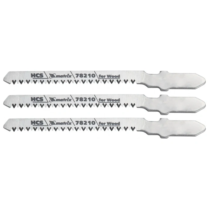 Набор пилок MATRIX 78210,  по дереву, 50мм,  1.4 - 1.4 мм,  3шт
