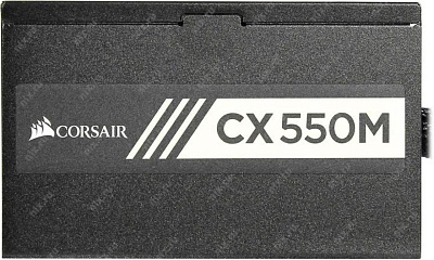 Блок питания Corsair ATX 550W CX550M 80+ bronze (24+4+4pin) APFC 120mm fan 5xSATA Cab Manag RTL