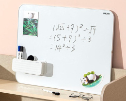 Доска магнитно-маркерная Deli 50025 серебристый 45x60см