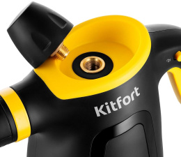 Пароочиститель ручной Kitfort КТ-9170-3 1050Вт черный/желтый