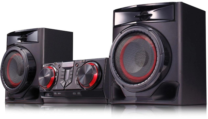Минисистема LG XBoom CJ44 черный 480Вт FM USB BT