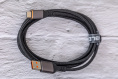 Кабель CABLETIME CA50H (CT-AMCM5A-AG1) 1 м, 5A USB A до USB C, нейлоновый, черный